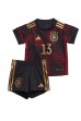Duitsland Thomas Muller #13 Babytruitje Uit tenue Kind WK 2022 Korte Mouw (+ Korte broeken)